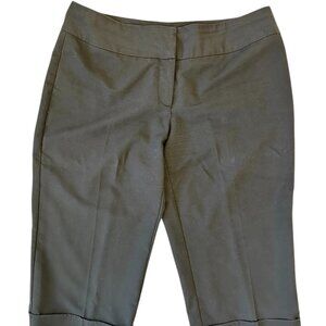 Studio 1940 Womens Cropped Capri Dress Pants Black Size 12 Pre-Owned